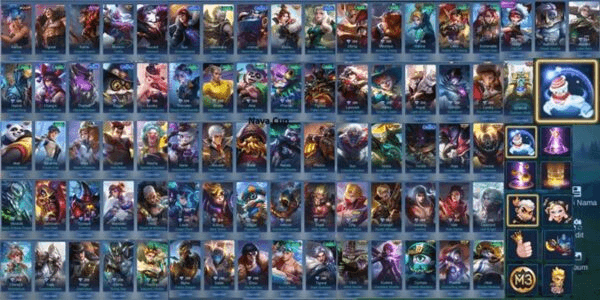 Gambar Product Account recall Snowman, Kof Karina, Starligh Karrie, Layla emotes are cheap and cheerful