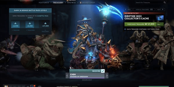 Gambar Product Hounds of Obsession (Chen Set Bundle Diretide Collector Cache 2022)