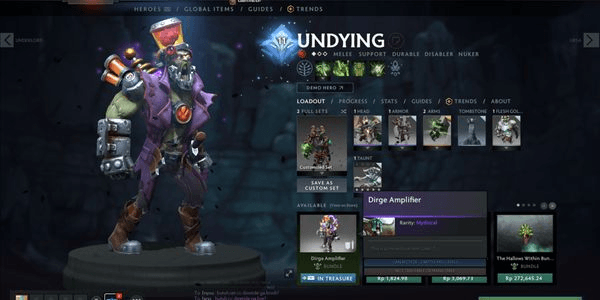 Gambar Product Dirge Amplifier (Undying set Bundle Diretide Collector Cache 2022)