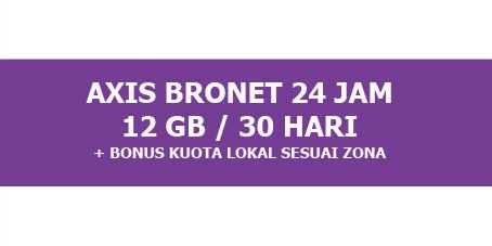 Gambar Product Paket BRONET Kuota 24 Jam 12 GB (30 Hari)