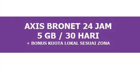 Paket BRONET Kuota 24 Jam 5 GB (30 Hari)