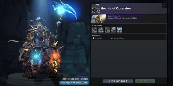 Gambar Product Hounds of Obsession (Chen Diretide Collector Cache 2022 Bundle)