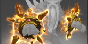 Gambar Product Golden Bracers of Forlorn Precipice (Immortal TI8 Dark Seer)