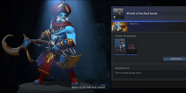 Gambar Product Wraith of the Red Sands (Phantom Lancer Set Diretide 2020)