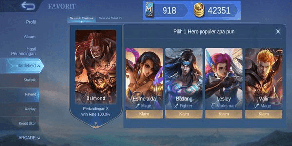 Gambar Product CHEAP HIGH WR SMURF ACCOUNT FREE 1 HERO BP 40K