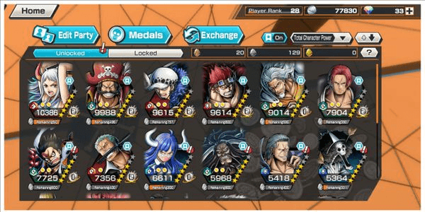 Gambar Product [Android/IOS] 3 Extreme Yamato MAX, Roger*5, Shanks Ref | Kid & Law oni, sugar, ulti, jack, prime Rayleigh