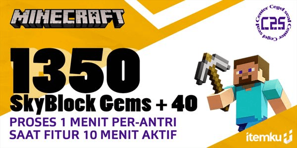 Gambar Product 1350 + 40 SkyBlock Gems