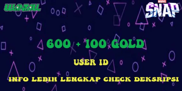 600 Gold + 100 Gold Bonus