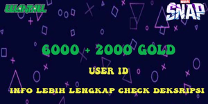 6000 Gold + 2000 Gold Bonus