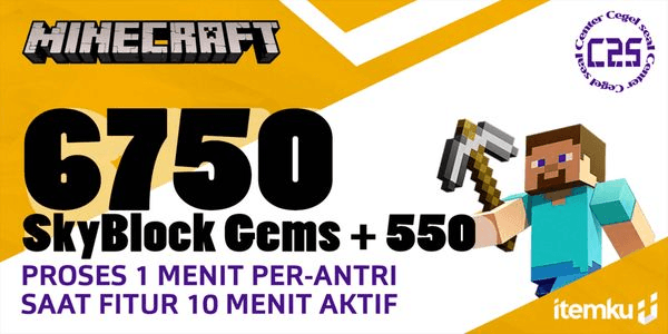 Gambar Product 6750 + 550 SkyBlock Gems