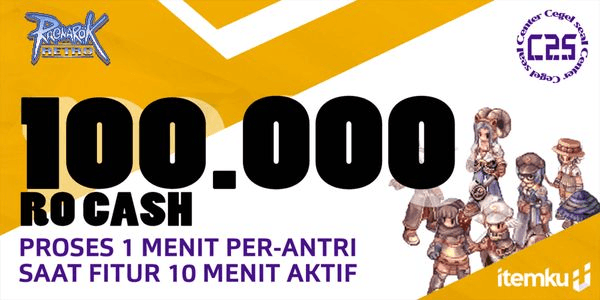 Gambar Product 100000 RO Cash