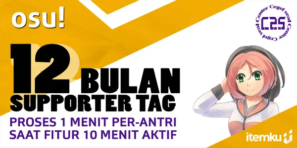 Supporter Tag 12 Bulan