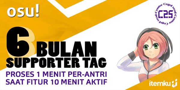 Gambar Product Supporter Tag 6 Bulan