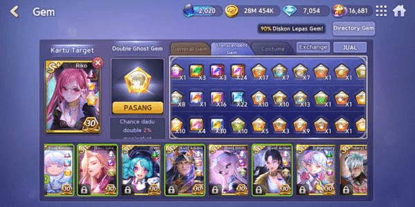 Gambar Product 07 - GETRICH ACCOUNT GG OP. EVO KIMOON. LEG RAGON. LEG SAHO. EVO GAIA. EVO ANUBIS. EVO BELLE. EVO ARTEMIS. ETC