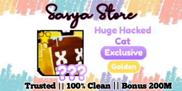 Gambar Product Huge Hacked Cat Golden