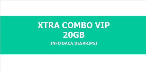 Xtra Combo VIP 20 GB (30 Hari)