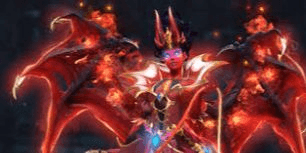 Gambar Product Queen of pain bloodfeather finery (ultra rare immortal, Dota 2)