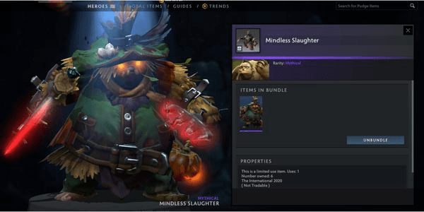 Gambar Product Mindless Slaughter (Bundle Pudge Collector's Cache TI 10)
