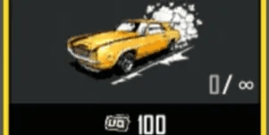 PUBG Mobile Popularity +2000 Sports Car