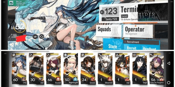 Gambar Product [Global] Lv 52 3 Limited Specter, Ling, Ash | 15 Operators *6 | Skins 8