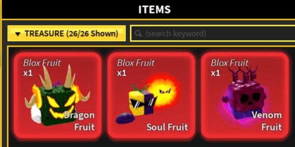 Gambar Product Dragon Fruit || Via Trade Blox Fruit