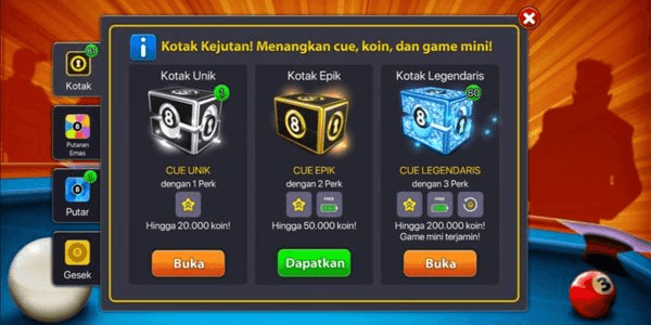 Gambar Product [8 Ball Pool] AKUN STARTER | 80+ BOX LEGENDARY | HARGA TERMURAH