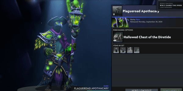 Gambar Product Plagueroad Apothacary (Rubick Set Diretide 2020)
