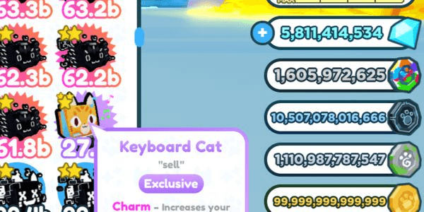 Gambar Product Cat keyboard + 100 m gems combo pack 1