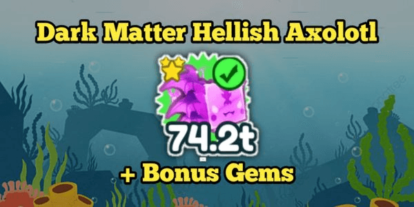 Gambar Product Dark Matter Hellish Axolotl - Pet Simulator X