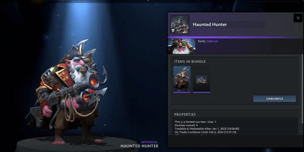 Gambar Product Haunted Hunter (Sniper Set Aghanim's 2021 Ageless Heirlooms)