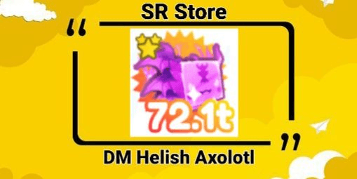 Gambar Product Dark Matter Helish Axolotl (bonus 10M gems)