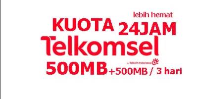 Kuota Ketengan Utama 500MB (3 Hari)