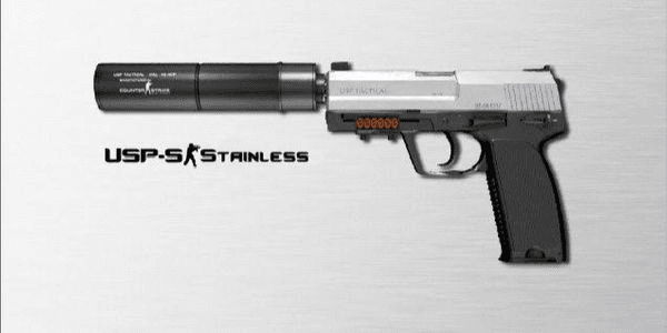 Gambar Product USP-S | Stainless (Mil-Spec Pistol)