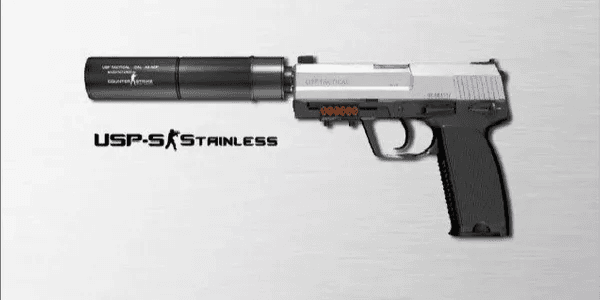 USP-S | Stainless (Mil-Spec Pistol)