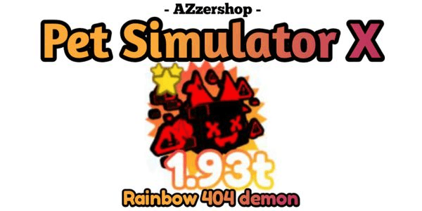 Gambar Product Rainbow 404 demon - pet simulator