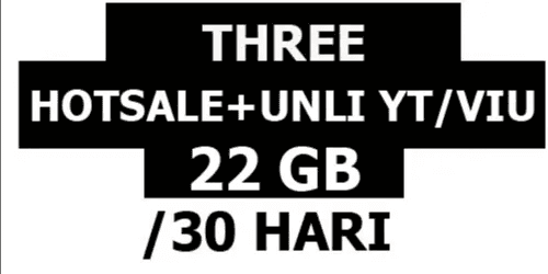 HotSale 22 GB + Unlimited YouTube/VIU (30 Hari)