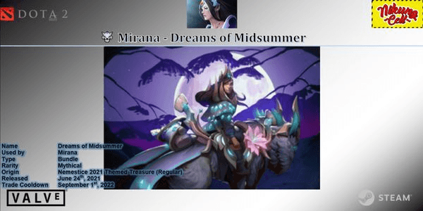 Gambar Product Dreams of Midsummer (Mirana Set Nemestice 2021 Themed Treasure)