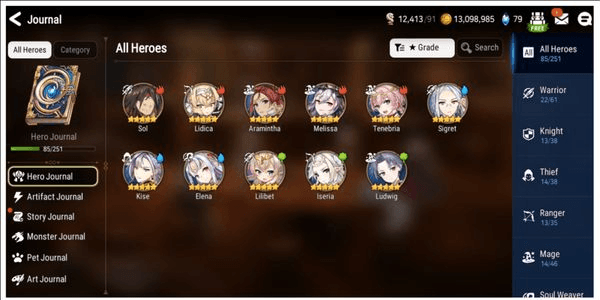 Gambar Product [GLOBAL/Android/IOS] Melissa, Elena | NAT5 11 Heroes | Stove Unverified | Change Name On