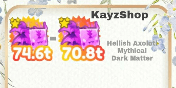 Gambar Product Dark Matter Hellish Axolotl