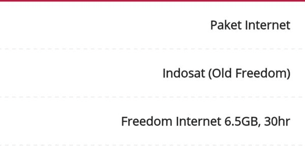 Gambar Product Paket Extra 6 GB