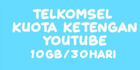 Kuota Ketengan YouTube 10 GB (30 Hari)
