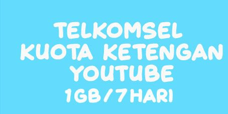 Gambar Product Kuota Ketengan YouTube 1 GB (7 Hari)