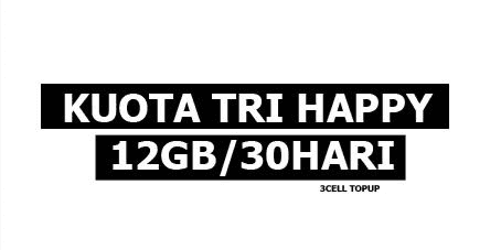 Gambar Product Kuota Happy 12 GB (30 Hari)