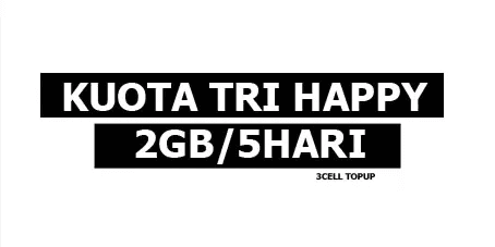 Kuota Happy 2 GB (5 Hari)