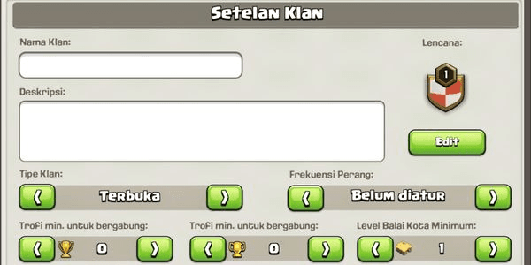 Gambar Product 	Clan Level 1