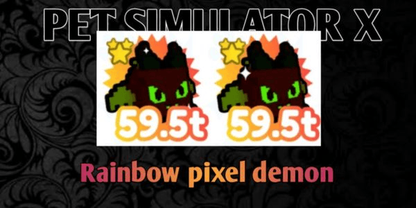 Gambar Product Rainbow Pixel Demon