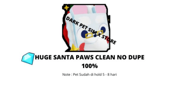 Gambar Product Huge Santa Paws