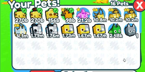 Gambar Product pet simulator x pet basic 1M