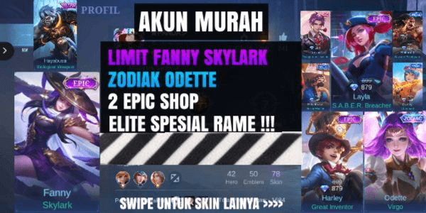 Gambar Product CHEAP LIMIT FANNY SKYLARK ACCOUNT