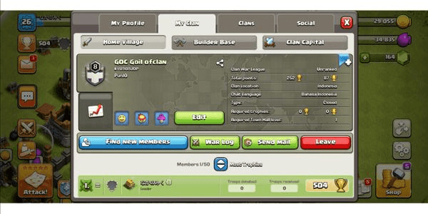 Gambar Product 	Clan Level 8